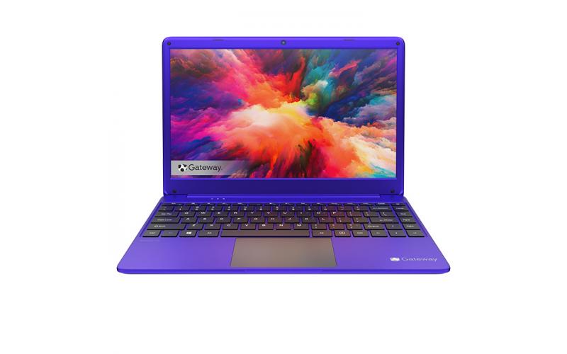 Gateway – Ultra Slim Notebook { Core i3 – 1115G4 / 14.1 ” FHD LCD IPS / 4 GB memory RAM / 128 GB M.2 SSD storage / Built-in Fingerprint / windows 10 / purple color } GWTN1416pR